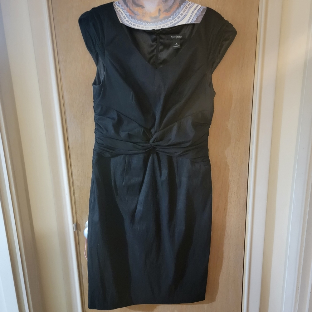 White House Black Market Little Black Midi Dress